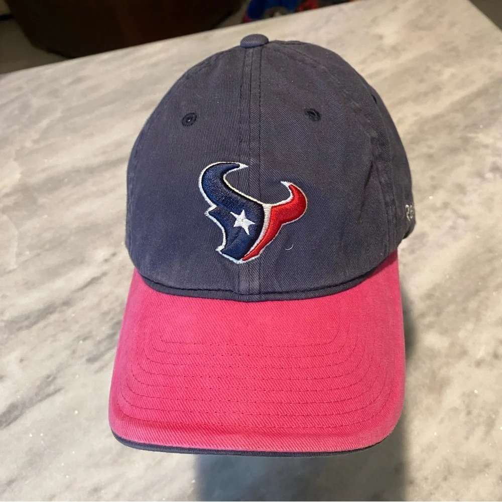 Houston Texans Cap Reebok NFL Hat Texans Hat Pink Bill Unisex